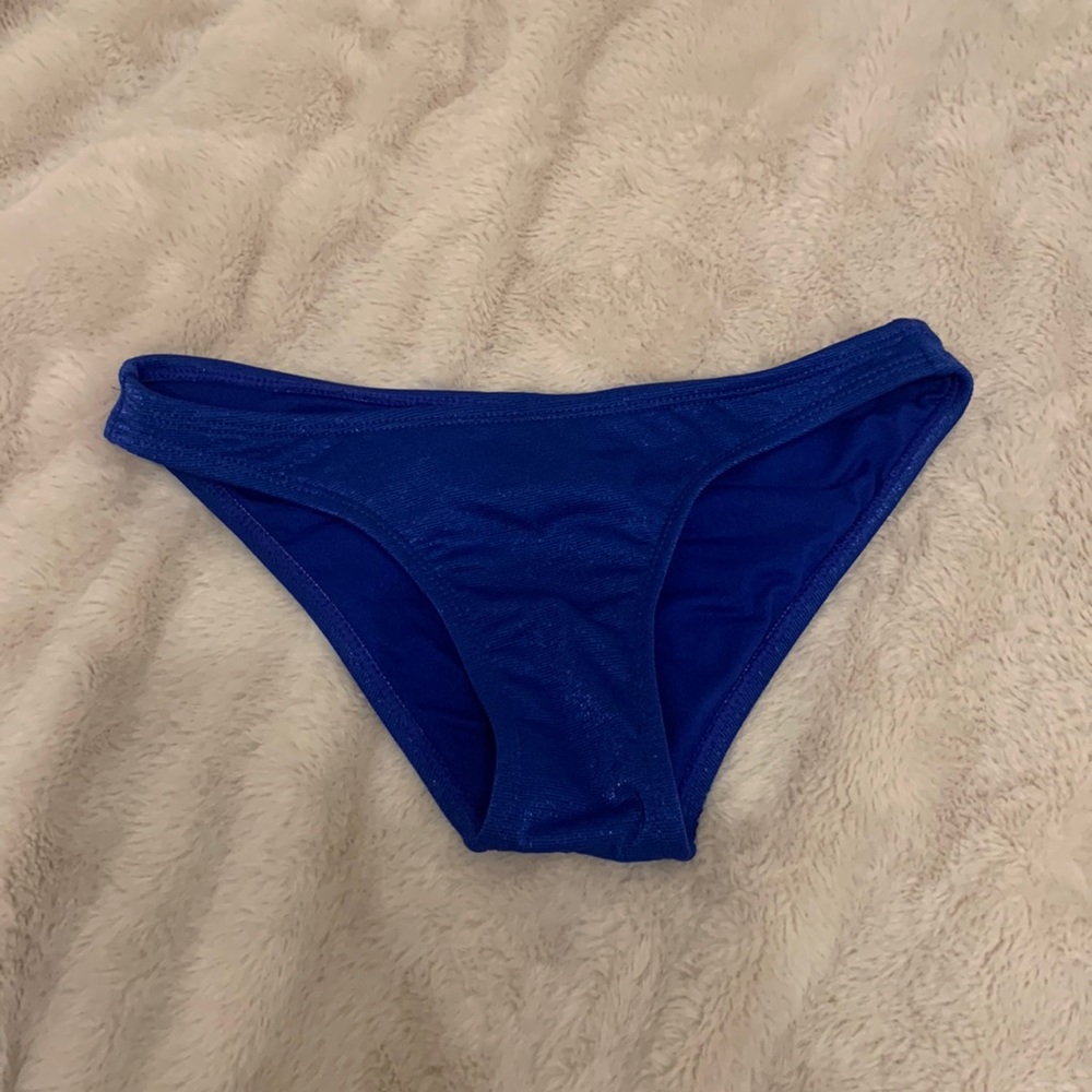 Sparkly Blue Cheeky Bikini Bottom From Target